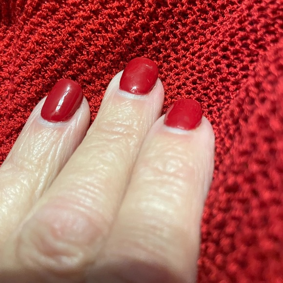 Lightweight Miracle M/L red sweater - Picture 5 of 5